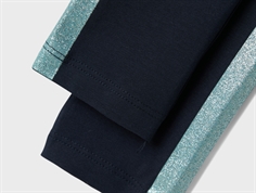 Name It dark sapphire/gray mist glitter leggings